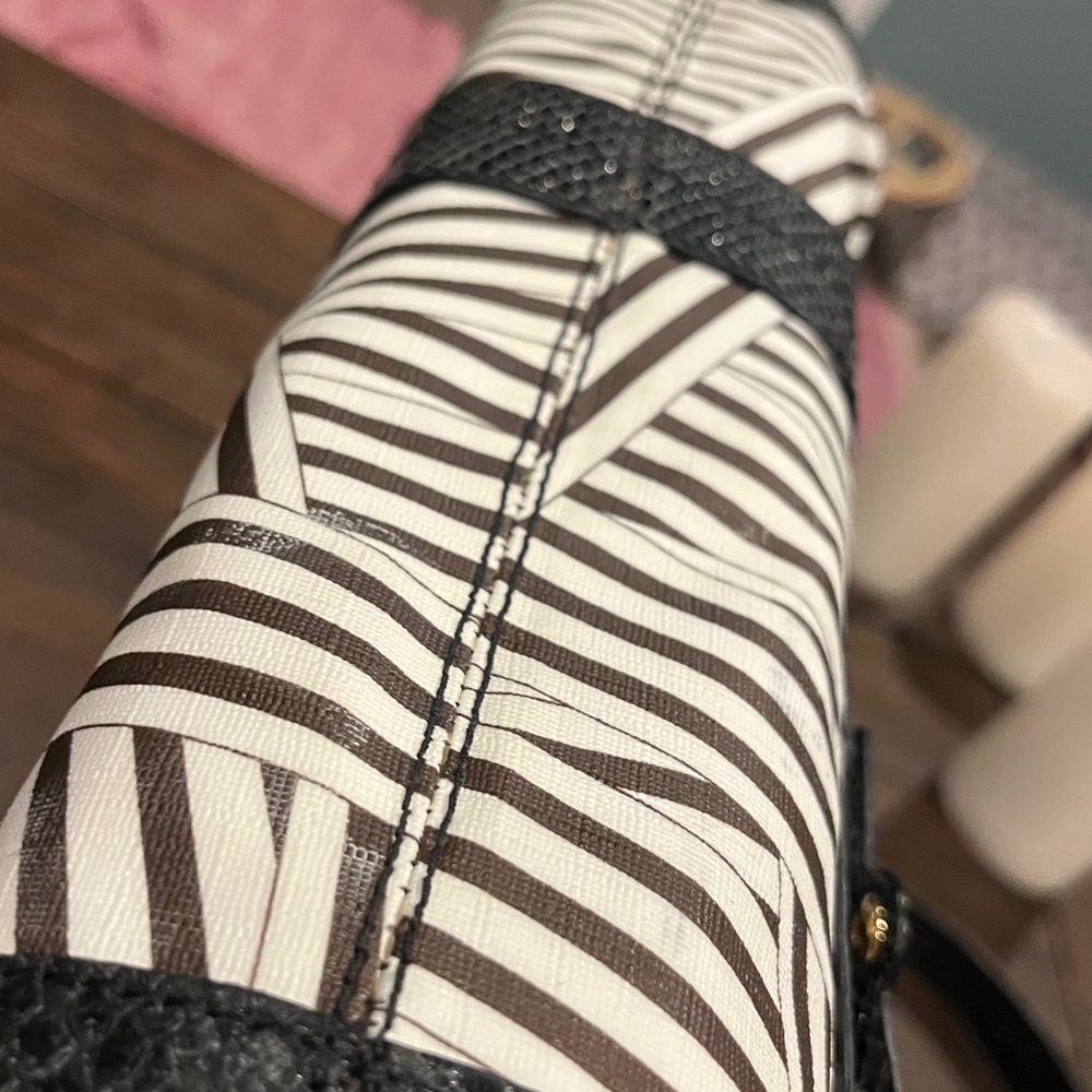Henri Bendel Disturbed Stripped Briefcase/Laptop Bag - Picture 16 of 17
